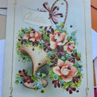 kukkakori äidille, taittokortti,  kulkenut - pikkukuva 1