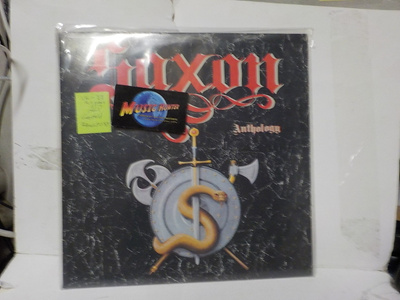 SAXON - ANTHOLOGY EX+/EX+ UK 1988 2LP