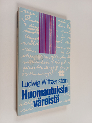 Ludwig Wittgenstein : Huomautuksia väreistä