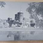 Savonlinna, Olavinlinna, talvikuva, huurteiset puut, ei p. - pikkukuva 1