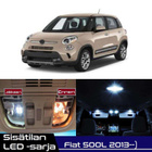 Fiat 500L Sisätilan LED-sarja 8-osainen - pikkukuva 1