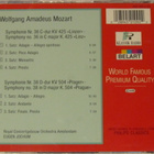 Mozart Symphonien No.36 Linzer & No. 38 Prager • Eugen J. CD - pikkukuva 3