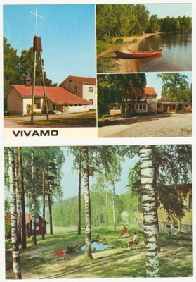 Lohja : 2 korttia kurssikeskus Vivamo 70-luku
