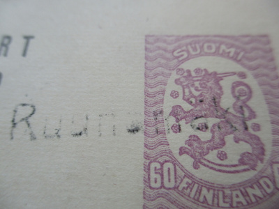 1925 Ruunamäki rivil ehiöllä