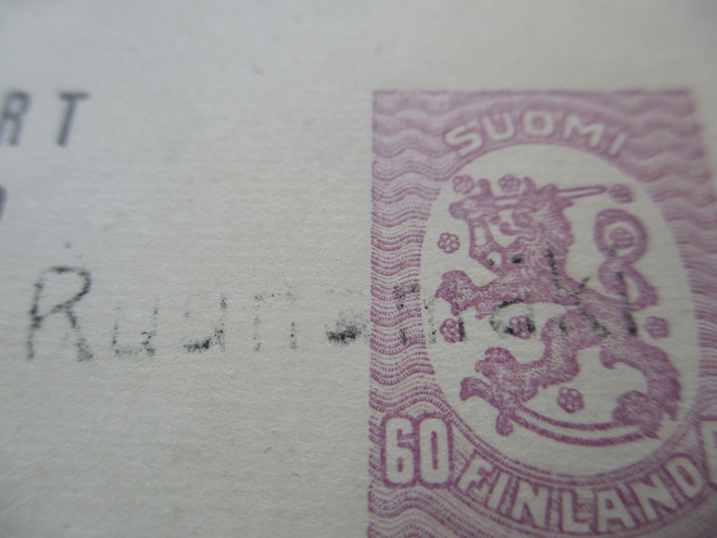 1925 Ruunamäki rivil ehiöllä