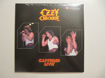Ozzy Osbourne Captured Live! 3 * LP Uusi Black Sabbath