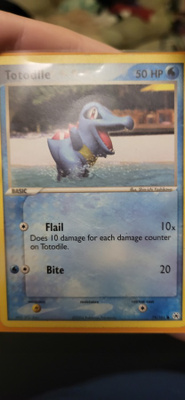 Totodile #79 Pokemon Hidden Legends card