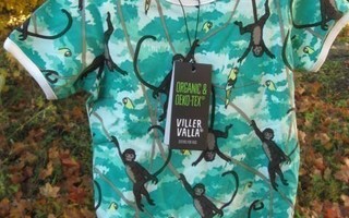 VILLERVALLA MONKEY POIKIEN T-PAITA 86CM