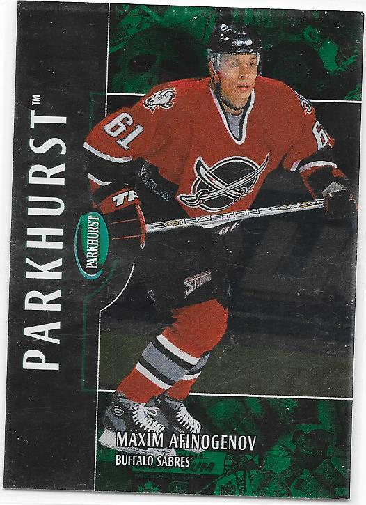 2002-03 Parkhurst #153 Maxim Afinogenov Buffalo Sabres