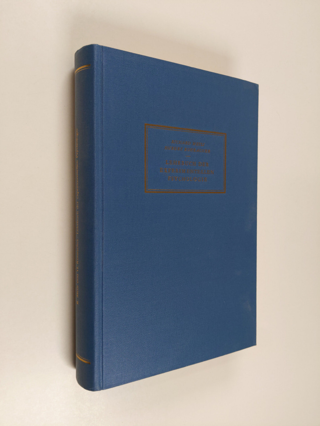 Lehrbuch der experimentellen psychologie