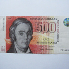 500 markkaa 1986 Litt A - pikkukuva 1