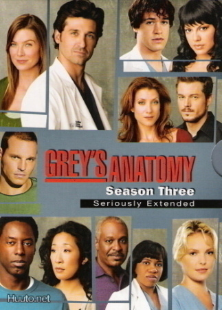 Greyn Anatomia  -  Kausi 3  -  (7 DVD)