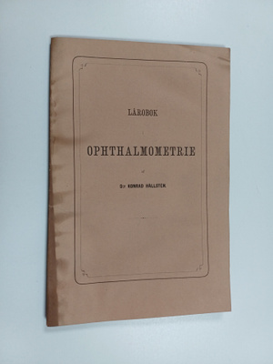 Konrad Hällsten : Lärobok i ophthalmometrie
