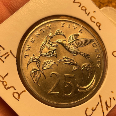 Jamaica 25 cents 1973