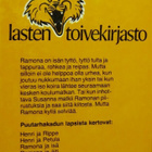 Beverly Cleary : Rohkea Ramona - LTK no 62 - 1.p  1982 - pikkukuva 3