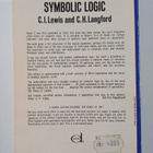 Clarence Irving Lewis : Symbolic logic - pikkukuva 2