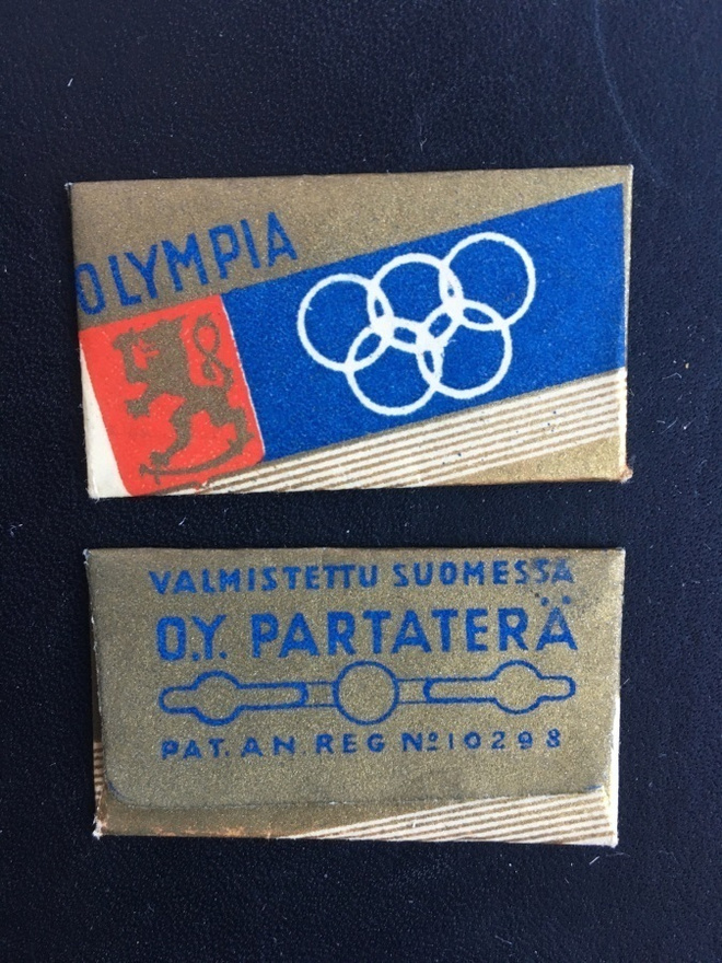 Partakoneenterä Helsingin Olympialaiset 1952