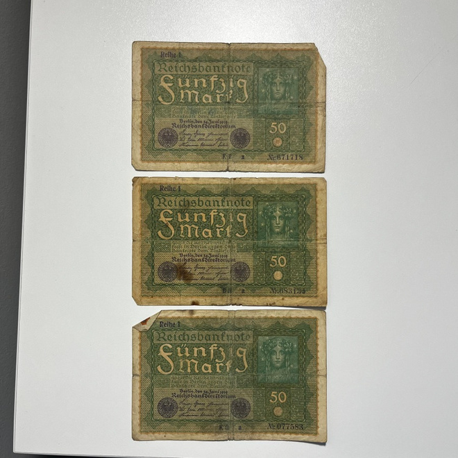Saksa 50 mark 1919 (3kpl)