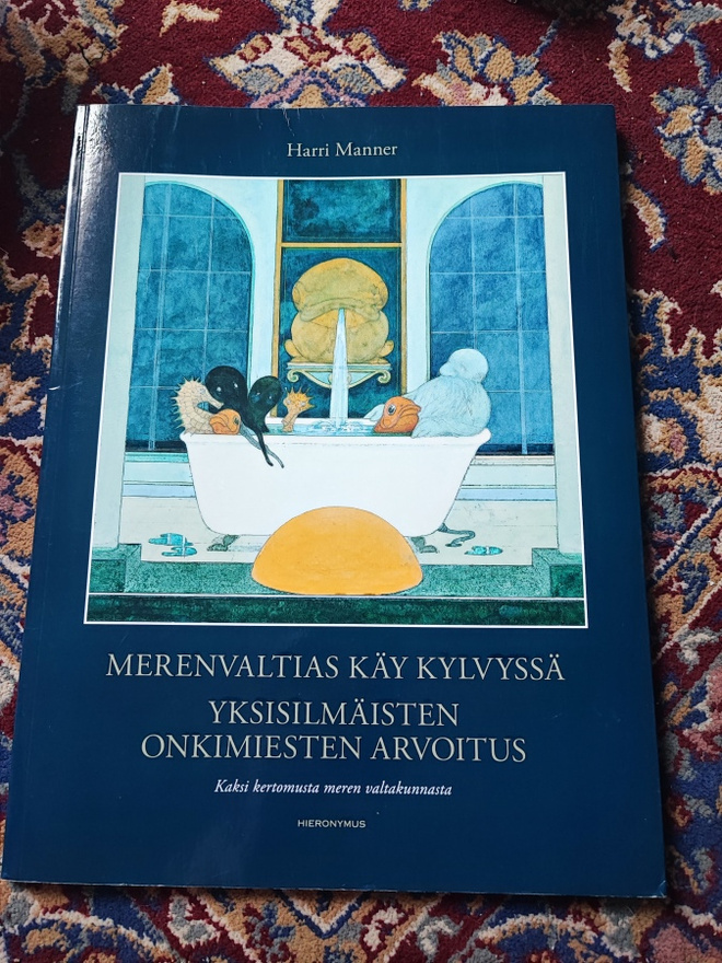 Merenvaltias käy kylvyssä Harri Manner