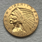 Kultaraha, USA 5 dollars 1910, kulta - pikkukuva 1