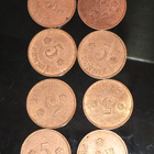 5 penniä 1937 8kpl - pikkukuva 1