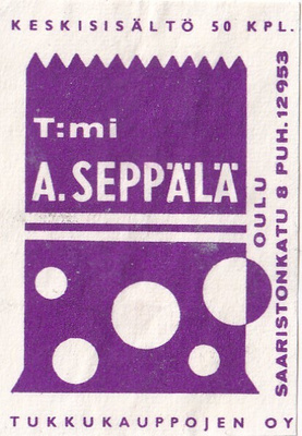 Oulu, T:mi   A. Seppälä. Tukkukauppojen Oy    7/11