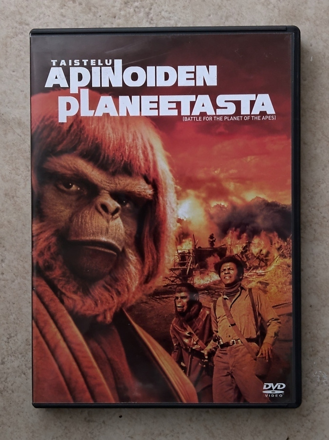 Taistelu apinoiden planeetasta (1973), DVD.