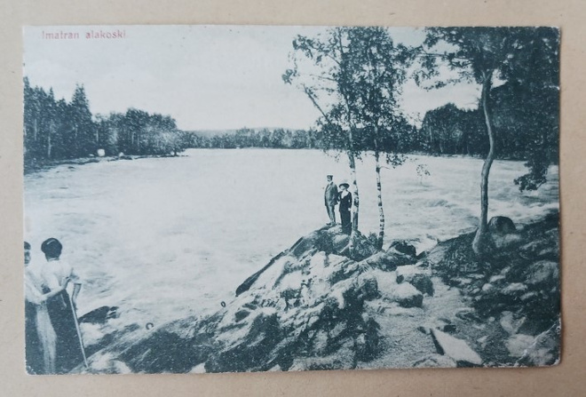 Imatra, alakoskella, pariskunta niemellä, leidit, ei p.