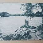 Imatra, alakoskella, pariskunta niemellä, leidit, ei p. - pikkukuva 1
