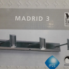 Seinävalaisin Madrid 3, 3lmp (chrome, bath, MarkSlöjd, uusi) - pikkukuva 1