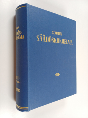 Suomen säädöskokoelma vuodelta 1988 : 3, 897-1384