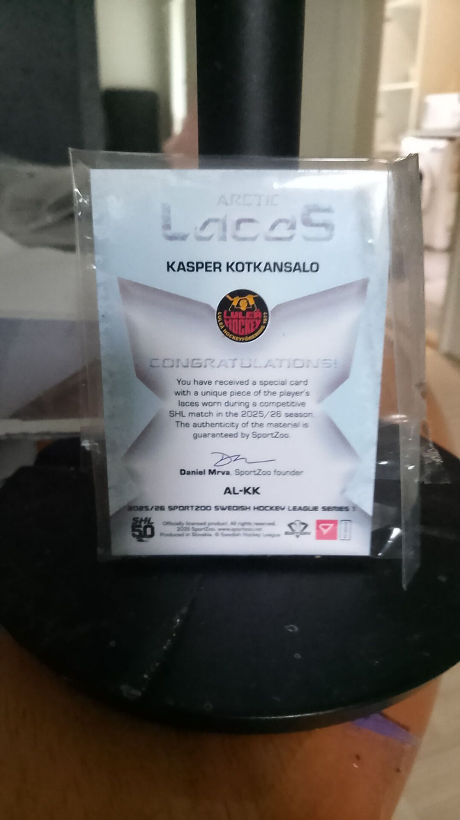 Ultra rare shl-26 laces Kotkan salo Ässät!