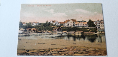 Vanha kortti Leksand Parti af Noret  v. 1905, Ruotsi