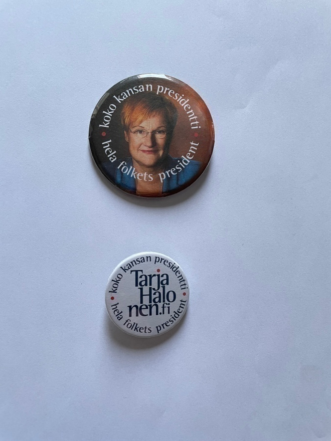 Tarja Halonen  rintamerkit