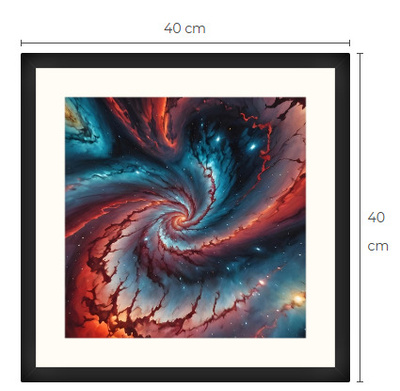 Uusi galaxi Sci-Fi Science Fiction art print taulu