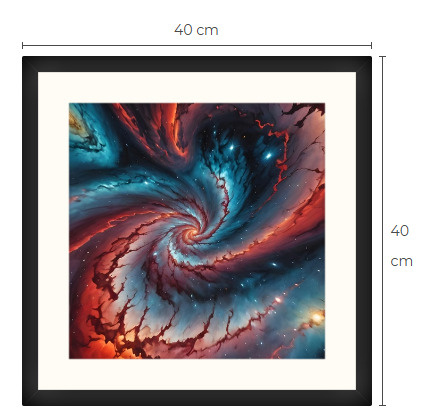 Uusi galaxi Sci-Fi Science Fiction art print taulu