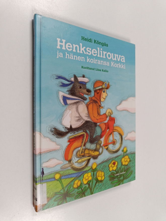 Heidi Köngäs : Henkselirouva ja hänen koiransa Korkki