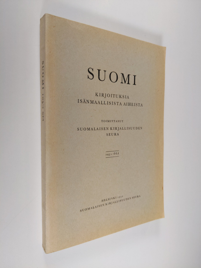 Suomi : kirjoituksia isänmaallisista aiheista 105:s osa