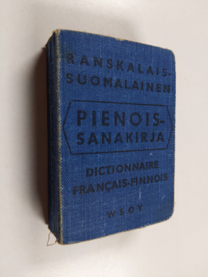 Edwin Hagfors : Ranskalais-suomalainen pienoissanakirja =...