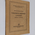 Weio Henriksson : Valtion asuntolainat (arava-lainat) (te... - pikkukuva 1