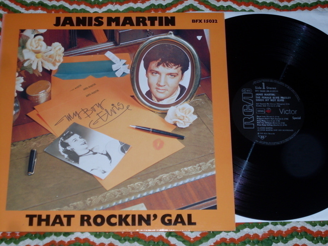 JANIS MARTIN - That Rockin' Gal - LP 1979 rockabilly EX