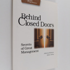 Johanna Rothman ym. : Behind Closed Doors - Secrets of Gr... - pikkukuva 1