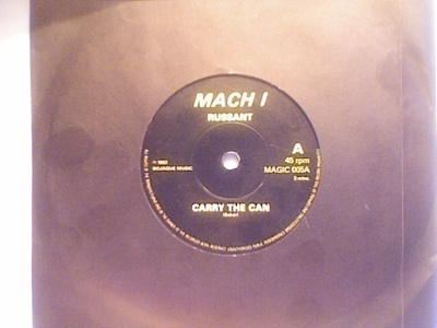 RUSSANT :: CARRY THE CAN :: ULTRA RARE  VINYYLI 7"  UK  1983