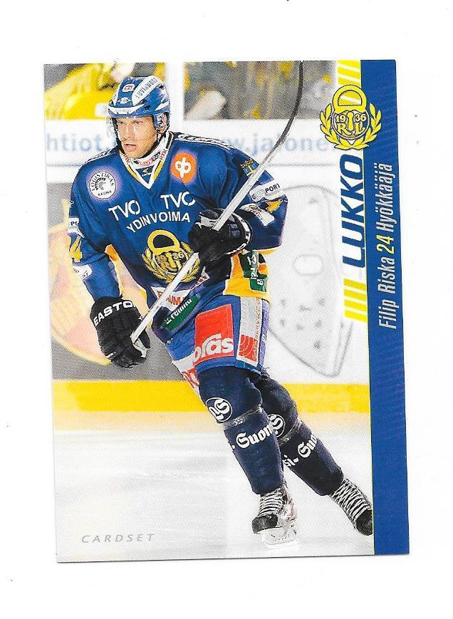 2012-13 CardSet #272 Filip Riska Lukko
