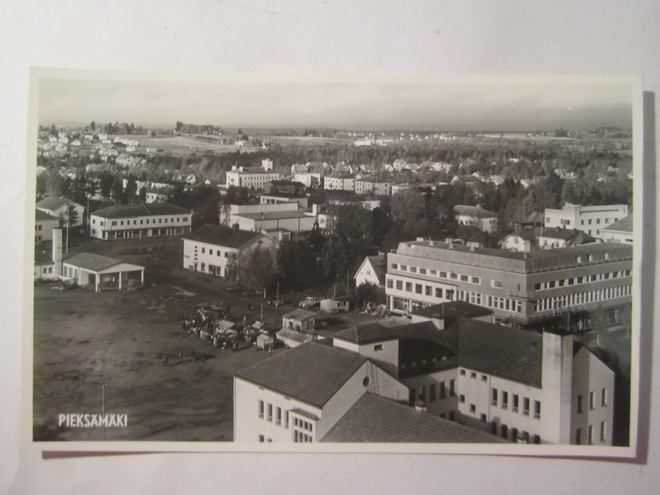 VANHA Postikortti Pieksämäki 1950-l Alkup.Mallikappale