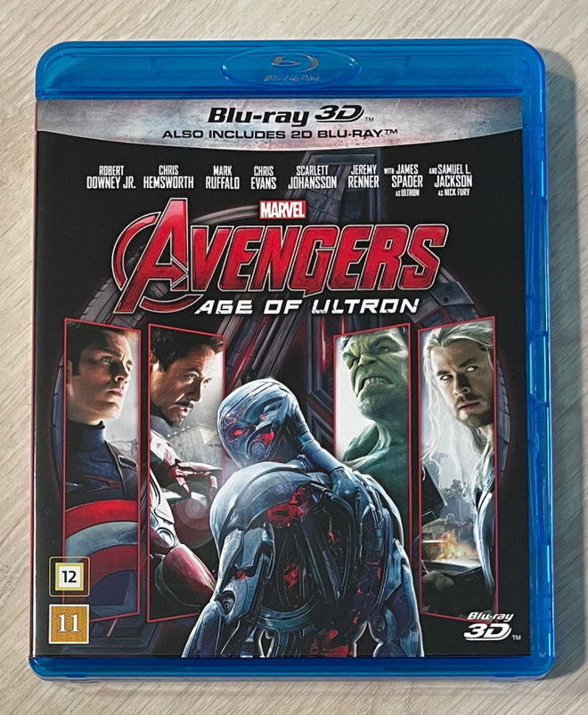 Marvel: AVENGERS: Age of Ultron (2015) Blu-ray 3D + Blu-ray