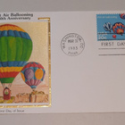 USA FDC 200v kuumailmapalloilua, Colorano "Silk" 1983 - pikkukuva 1