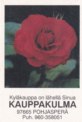 Pohjasperä. Kauppakulma  b612
