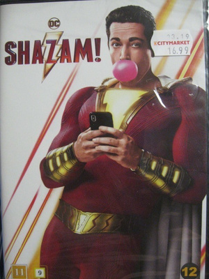 SHAZAM! DVD UUSI