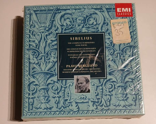 8CD Sibelius Complete Symphonies Paavo Berglund (avaamaton)
